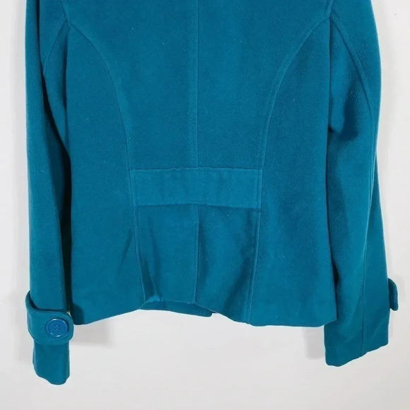 TULLE | TEAL BUTTON  COAT - Picture 10 of 11